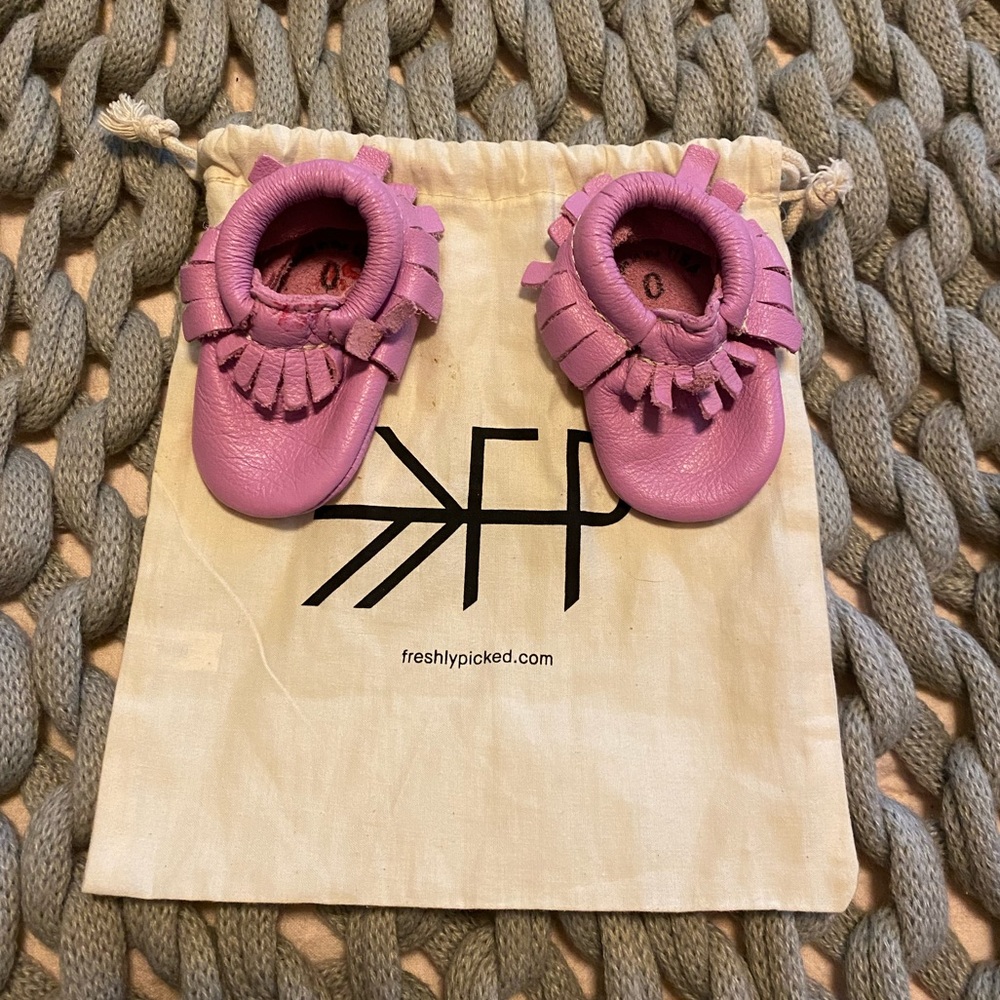 Freshly Picked, Size 0, lavender mocs